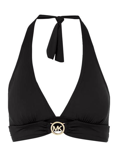 michael kors halter top bathing suit|Michael Kors santorini swimsuit.